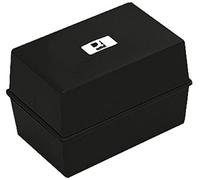 Q-CONNECT Card Index Box KF10001 127 x 76 mm Black