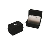 Q-CONNECT Q CONNECT CARD INDEX BOX 6X4 BLK