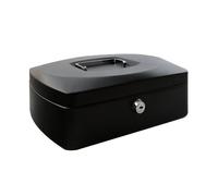 Q-Connect Cash Box 12 Inch Black KF02604