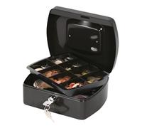 Q-CONNECT KF02602 Black cash/ticket box
