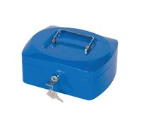 Q-Connect Cash Box 8 Inch Blue KF02623