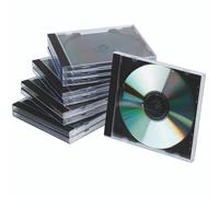 Q-Connect CD Jewel Case BLK/Clr PK10