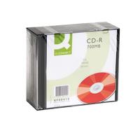 Q-Connect CD-R 700MB/80minutes in Slim Jewel Case (Pack of 10)
