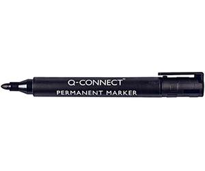 Q Connect Chiseled Tip Permanent Marker - Black