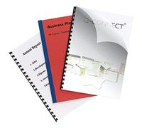 Q-Connect Clear A4 PVC Binding Covers 250 Micron Pk 100 - KF24011
