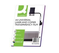 Q-Connect Clear Over Head Projector Film (Pack of 100)