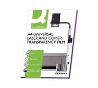 Q-Connect Clear Over Head Projector Film (Pack of 100) Ref KF26066