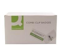 Q-Connect Combination Badge 40x75mm (Pack of 50) Ref KF01568
