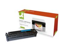 Q-Connect Compatible Solution 128A Cyan Laserjet Toner Cartridge CE321A