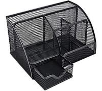 Q-Connect Curve Desktop Organiser Black