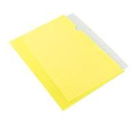 Q-Connect Cut Flush Folder A4 Yellow (Pack of 100) Ref KF01487