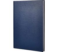 Q-Connect Dark Blue Feint Ruled Casebound Notebook 192 Pages A5
