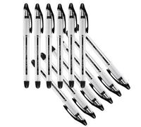 Q-Connect Delta Ballpoint Pen Medium Black (12 Pack)