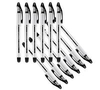 Q-Connect Delta Ballpoint Pen Medium Black (12 Pack)