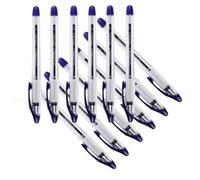 Q-CONNECT Ballpoint Pen Delta Medium Blue (12 Pack)