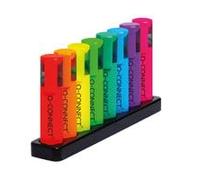 Q-Connect Deskset With 8 Neon Highlighters (Pack of 8) KF11399