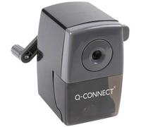 Q-Connect Desktop Pencil Sharpener Black (Autostop Feature Prevents Over Sharpening) Kf02291
