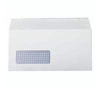 Q-Connect DL Env Wdw Ss WHT PK1000