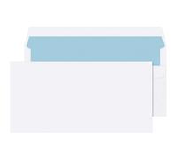 Q-CONNECT DL Envelopes KF02951 - Plain Peel & Seal 100gsm White Pack of 500