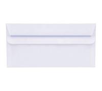 Q-CONNECT DL Envelopes Plain Wallet Self-Seal KF3454 80gsm White 1000 Pack