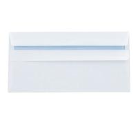Q-Connect DL Envelopes Recycled Self Seal 100gsm White (Pack - KF3504