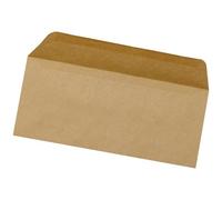 Q-Connect DL Envelopes Wallet Gummed 70gsm Manilla Pk 1000 - KF3413