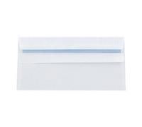 Q-Connect Dl Envelopes Wallet Self Seal 120Gsm White (Pack Of 1000)