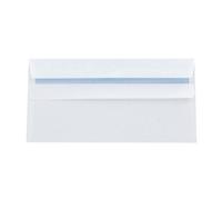 Q-Connect DL Envelopes Wallet Self Seal 120gsm White Pk 1000 - KF97366