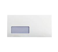 Q-Connect DL Envelopes Window Recycled Self Seal 100gsm - KF3505