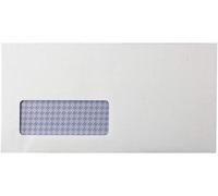 Q-Connect DL Envelopes Window Self Seal 80g Business (1000 Pack) KF3455 - White