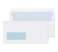 Q-Connect Dl Envelopes Window Self Seal 90Gsm White (Pack Of 1000)