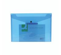 Q-Connect Doc Folder A4 Blue PK12