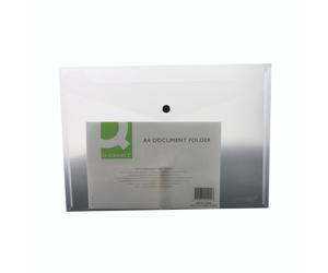 Q-Connect Doc Folder A4 Clear PK12