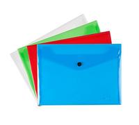 Q-Connect Polypropylene Document Folder A5 Assorted (Pack of 12)
