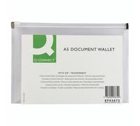 Q-Connect Doc Zip Wallet A5 PK10