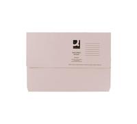 Q-Connect Document Wallets Foolscap Buff Pack of 50 KF23010