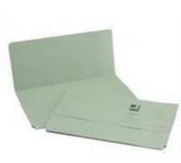 Q-Connect Document Wallet Foolscap Green (Pack of 50) KF23012
