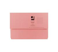 Q-CONNECT Document Wallet Foolscap Pink – Pack of 50 KF23015