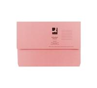 Q-CONNECT Document Wallet Foolscap Pink – Pack of 50 KF23015