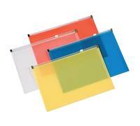 Q-Connect Document Zip Wallet A5 Assorted (Pack of 20) Ref KF16553