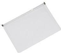 Q-Connect Document Zip Wallet A5 Transparent