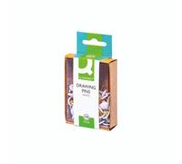 Q-Connect Drawing Pin White PK1200