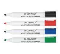 Q-CONNECT KF00880 Bullet tip Black,Blue,Green,Red 10pc(s) marker