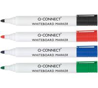 Q-Connect Drywipe Marker Pen Assorted (Pack of 4)