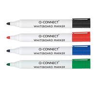 Q-CONNECT KF26038 Brush tip Black,Blue,Green,Red 4pc(s) marker