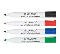 Q-CONNECT KF26038 Brush tip Black,Blue,Green,Red 4pc(s) marker