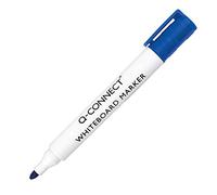 Q-Connect Drywipe Marker Pen Blue (Pack of 10)