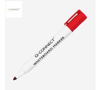 Q-Connect Drywipe Marker Pen Red (10 Pack) Kf26037