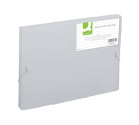 Q-CONNECT Elasticated box file, frosted - Clear