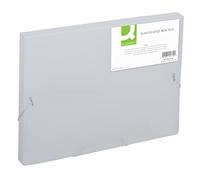 Q-Connect Elasticated Folder 25mm A4 Clear KF02310